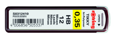Grafity do ołówków Rotring Tikky 0,35mm HB - 12 grafitów