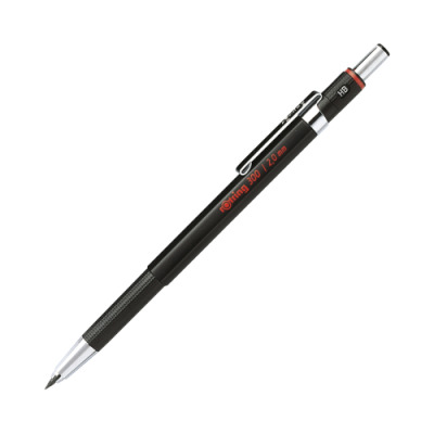 Ołówek automatyczny Rotring 300 - 2,0 mm,  czarny