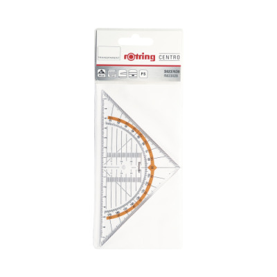Ekierka Rotring geometryczna Centro 16 cm/45