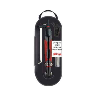 Zestaw cyrkli Rotring Compact - 6 elementów, rysiki