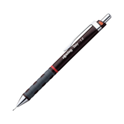 Ołówek automatyczny Rotring Tikky CC - 1,0 mm, bordowy
