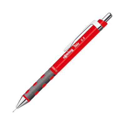 Ołówek automatyczny Rotring Tikky III 0,5 mm, czerwony