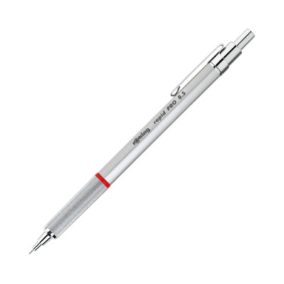 Ołówek automatyczny Rotring Rapid Pro 0,5 mm, Precyzyjny, Srebrny