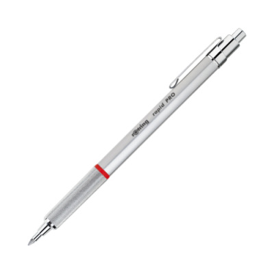 Długopis Rotring  Rapid Pro, Profesjonalny, Metalowy, srebrny