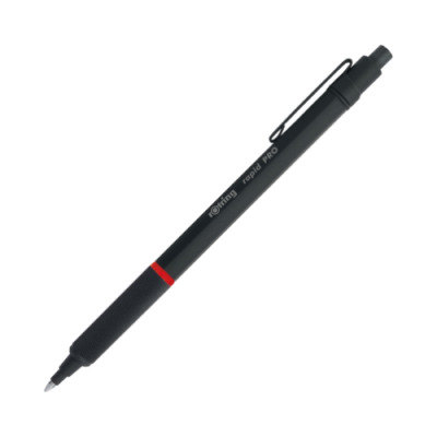 Długopis Rotring  Rapid Pro, Profesjonalny, Metalowy, Czarny