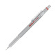 Ołówek automatyczny Rotring 600 - 0,7 mm, metalowy, srebrny