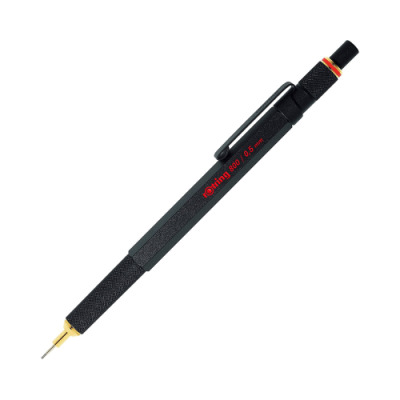Ołówek automatyczny Rotring 800 - 0,5 mm, metalowy, czarny