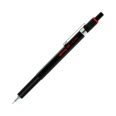 Ołówek automatyczny Rotring 300 - 0,5 mm, czarny