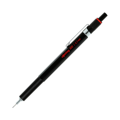 Ołówek automatyczny Rotring 300 - 0,7 mm, czarny