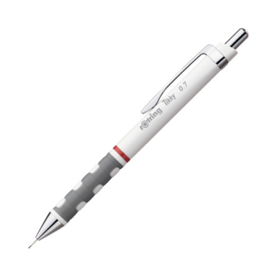 Ołówek automatyczny Rotring Tikky 0,7 mm, biały