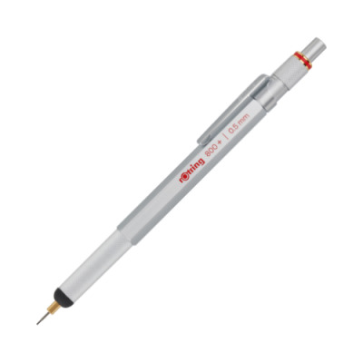 Ołówek automatyczny Rotring 800+ profesjonalny 0,5mm srebrny