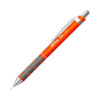 Ołówek automatyczny Rotring Tikky 0,5 mm, neonowy,  pomarańczowy