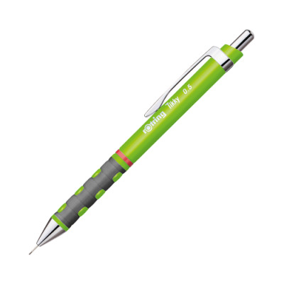 Ołówek automatyczny Rotring Tikky 0,5 mm, neon zielony korpus