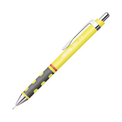 Ołówek automatyczny Rotring Tikky 0,5 mm, neon żółty korpus
