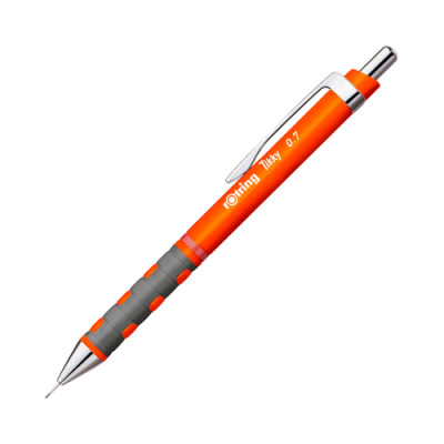 Ołówek automatyczny Rotring Tikky 0,7 mm, neon pomarańczowy