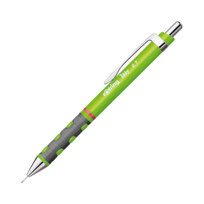Ołówek automatyczny Rotring Tikky 0,7 mm, neon zielony korpus