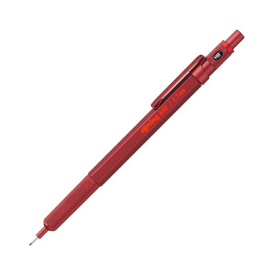 Ołówek automatyczny Rotring 600 0,7 mm, czerwony