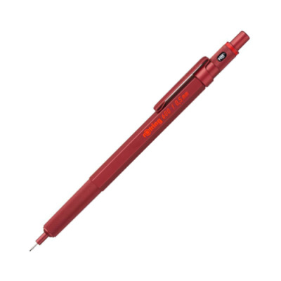Ołówek automatyczny Rotring 600 0,5 mm, czerwony