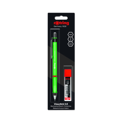 Ołówek automatyczny Rotring Visuclick 0,5mm + grafity, HB