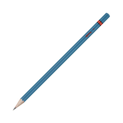 Ołówek drewniany Rotring metaliczny HB