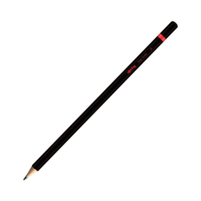 Ołówek drewniany Rotring Czarny 2B