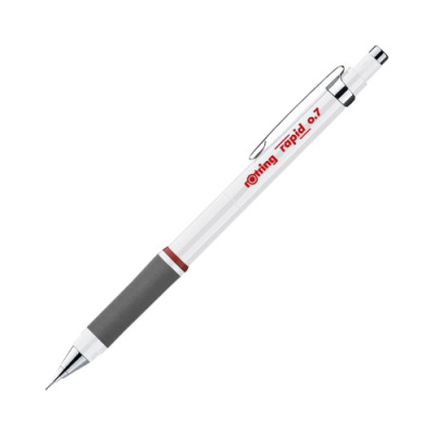 Ołówek automatyczny Rotring Rapid 0,7mm, biały 