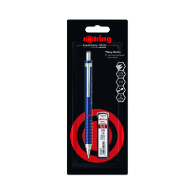 Zestaw Rotring ołówek automatyczny 0,5 mm  + Grafit 2B