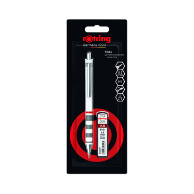 Zestaw Rotring Tikky ołówek automatyczny 0,5 mm +Wkłady grafitowe HB