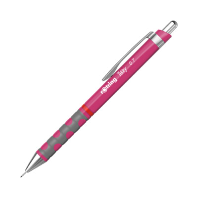 Ołówek automatyczny Rotring Tikky 0,7 mm, magenta, HB