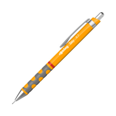 Ołówek automatyczny Rotring Tikky 0,7 mm, neon Żółty