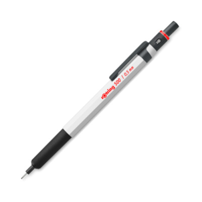 Ołówek automatyczny Rotring 500 - 0,5 mm biały