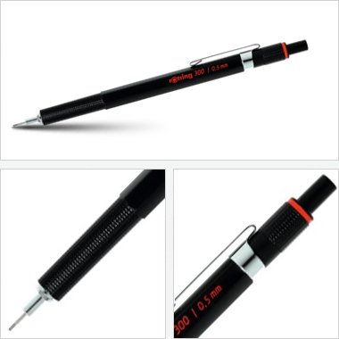 Ołówek grawitacyjny Tikky III Rotring 300 0,5 czarny Ołówek grawitacyjny Tikky III Rotring 300 0,5 czarny