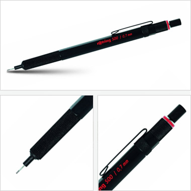 Ołówek grawitacyjny Tikky III Rotring 500 0,7 czarny Ołówek grawitacyjny Tikky III Rotring 500 0,7 czarny