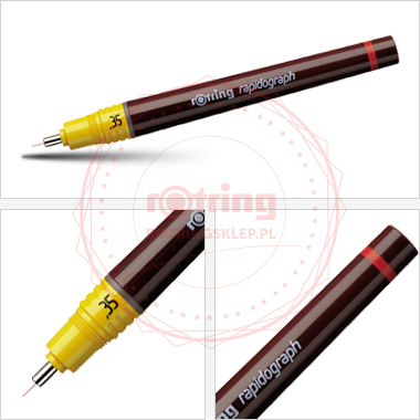 Rapidograph 0,35mm - Rotring rapidograf Rapidograph 0,35mm - Rotring rapidograf