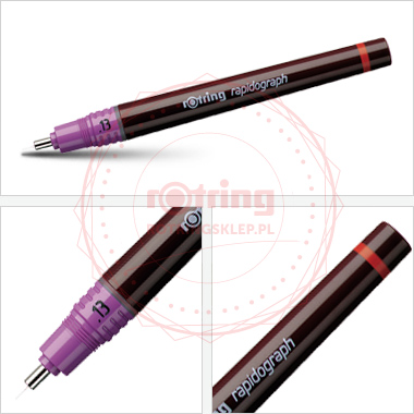Rapidograph 0,13mm - Rotring rapidograf Rapidograph 0,13mm - Rotring rapidograf