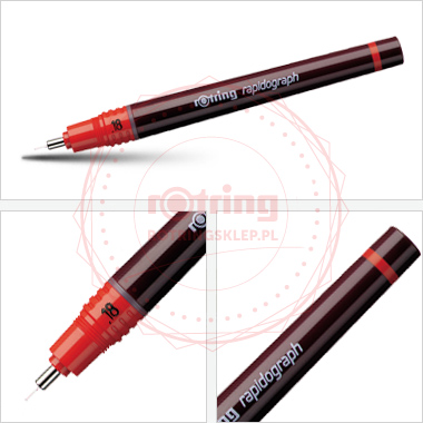 Rapidograph 0,18mm - Rotring rapidograf Rapidograph 0,18mm - Rotring rapidograf