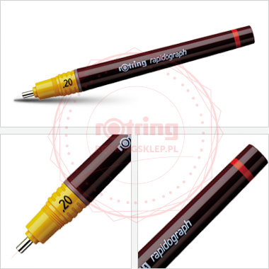 Rapidograph 0,20mm - Rotring rapidograf Rapidograph 0,20mm - Rotring rapidograf