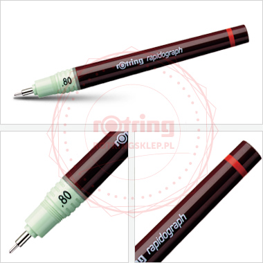 Rapidograph 0,80mm - Rotring rapidograf Rapidograph 0,80mm - Rotring rapidograf