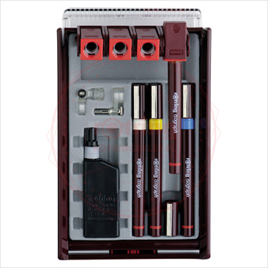 Zestaw isografów Rotring Comfort komplet 4szt. 0.2/0.3/0.4/0.5 Zestaw isografów Rotring Comfort komplet 4szt. 0.2/0.3/0.4/0.5