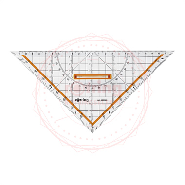 Profesjonalna ekierka kreślarska Centro Rotring 25cm Profesjonalna ekierka kreślarska Centro Rotring 25cm