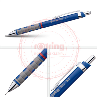Ołówek automatyczny Rotring Tikky III 0,5 niebieski korpus Ołówek automatyczny Rotring Tikky III 0,5 niebieski korpus