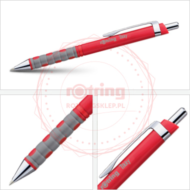 Długopis Rotring Tikky III czerwony korpus Długopis Rotring Tikky III czerwony korpus