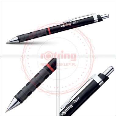 Długopis Rotring Tikky III czarny korpus Długopis Rotring Tikky III czarny korpus