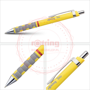 Długopis Rotring Tikky III żółty korpus Długopis Rotring Tikky III żółty korpus
